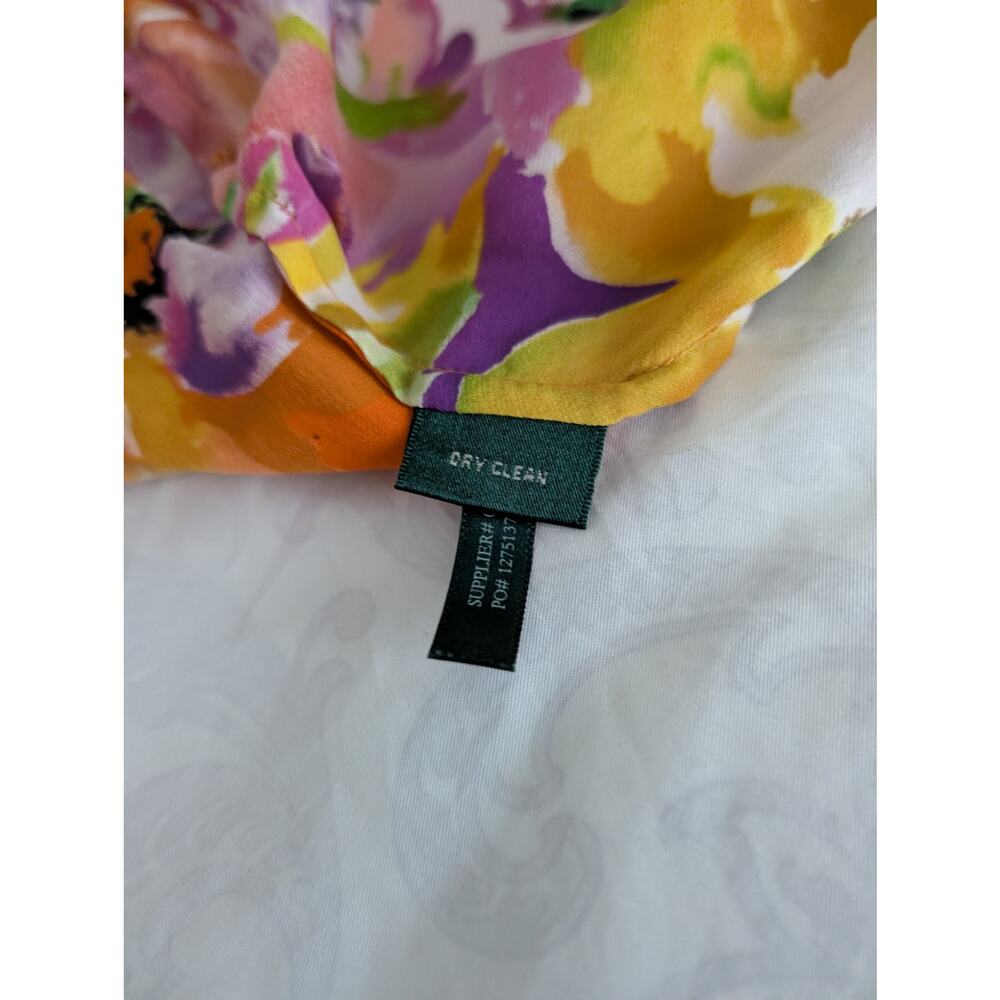 Lauren Ralph Lauren vintage silk wrap top - Picture 4 of 5